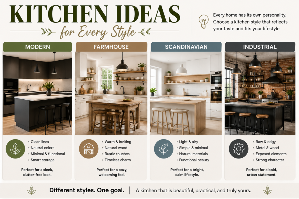 kitchen ideas for every style 