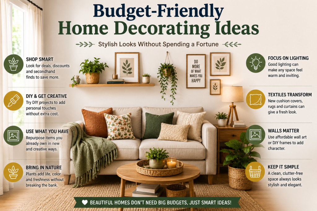 budget friendly home decorating ideas 