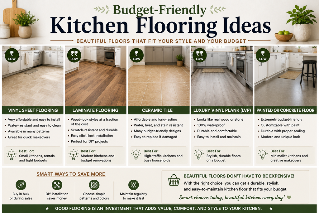 Budget-Friendly Kitchen Flooring Ideas