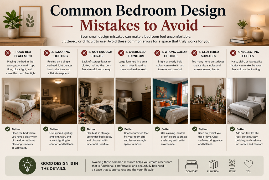Common Bedroom Design Mistakes to Avoid