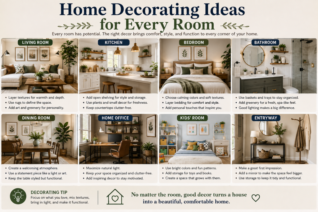 home decorating ideas for every room 
