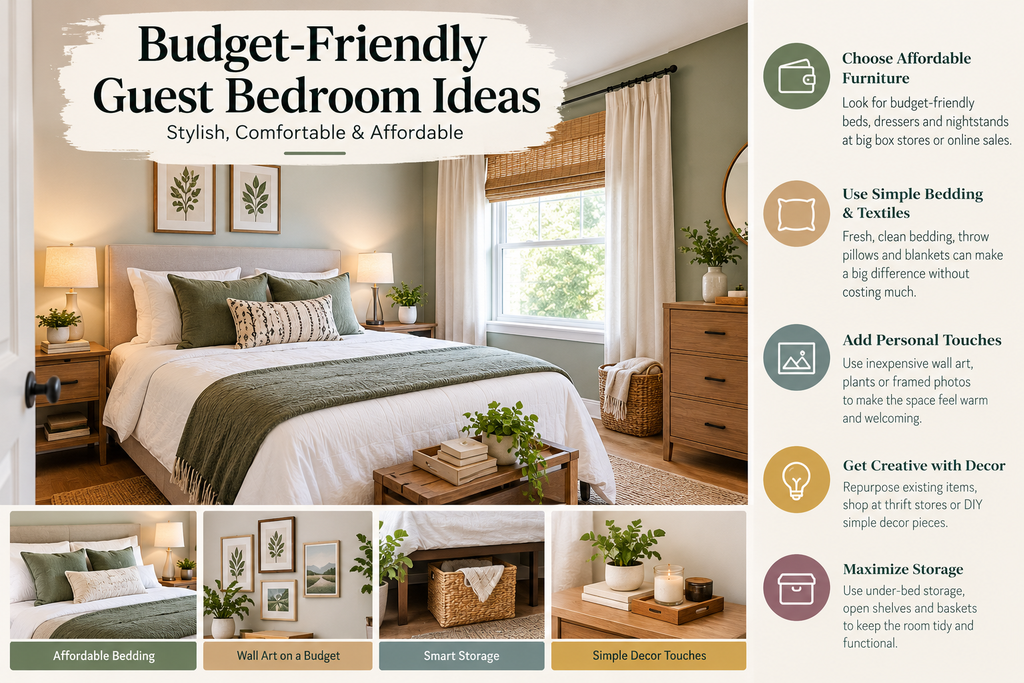 Budget-Friendly Guest Bedroom Ideas