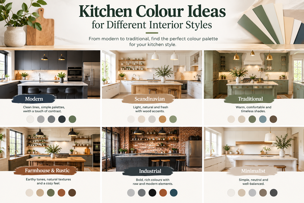 Kitchen Colour Ideas for Different Interior Styles