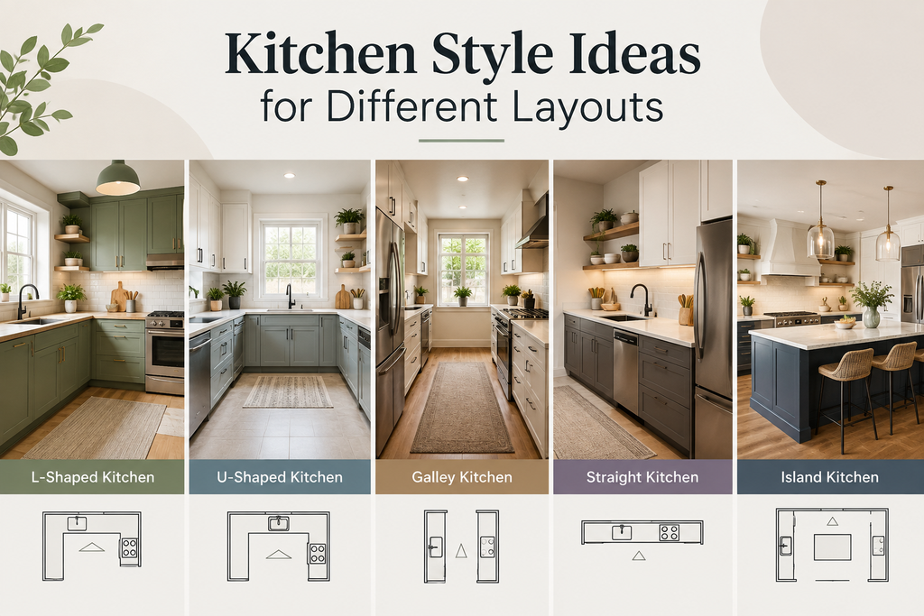 Kitchen Style Ideas for Different Layouts