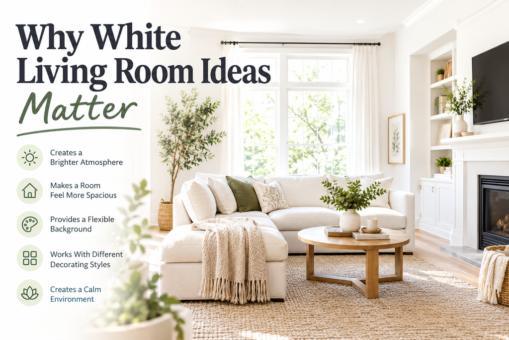 Why White Living Room Ideas Matter
